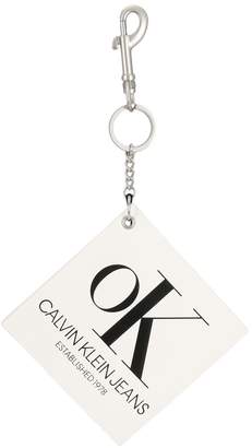 Calvin Klein Jeans Est. 1978 logo print keyring