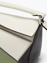 Thumbnail for your product : Loewe Puzzle Mini Leather Cross-body Bag - Green Multi