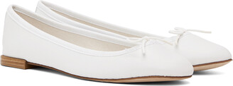 Repetto White Cendrillon Ballerina Flats