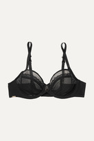 Thumbnail for your product : Chantelle Parisian Allure Multi-way Stretch-tulle And Lace Underwired Bra