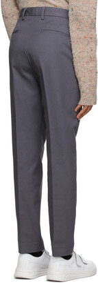 Acne Studios Grey Twill Slim-Fit Chino Trousers