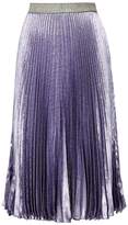 Christopher Kane Lilac Pleated Silk 