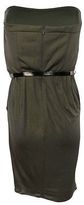 Thumbnail for your product : Jessica Simpson Women's Cascade Pockets Metallic Belted Strapless Dress