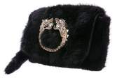 Thumbnail for your product : Gucci Mink Dragon Clutch