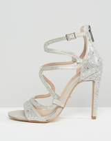 Thumbnail for your product : Carvela Gayla Silver Strappy Heeled Sandals