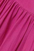 Thumbnail for your product : Lanvin Satin Peplum Halterneck Top - Pink