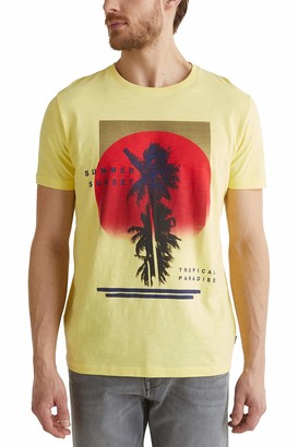 Esprit Men's Summer Beach Print T-Shirt