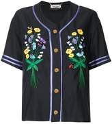 Thumbnail for your product : Muveil button embroidered shirt