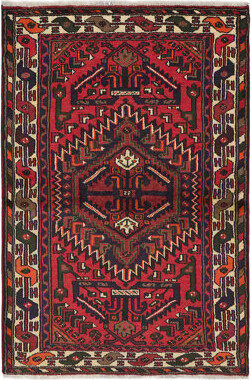 Andelz Red Rug 3'3 x 4'10