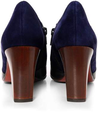 Chie Mihara Suede Arene Frill Heels