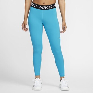 Nike Pro Women's Mid-Rise Mesh-Paneled Leggings - ShopStyle