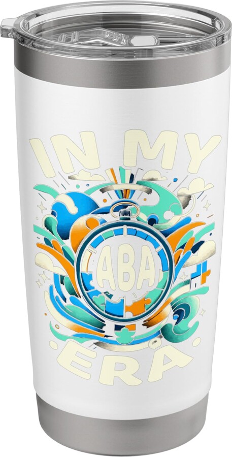 ABA Therapist SteMi Apparel Applied Behavior Analysis Behavior Analyst ABA Therapist Stainless Steel Insulated Tumbler