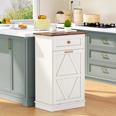 Homall Tilt Out Trash Cabinet(Not include trash can)