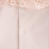 Thumbnail for your product : Chloé ChloePink Babygrow With Broderie Anglaise Collar