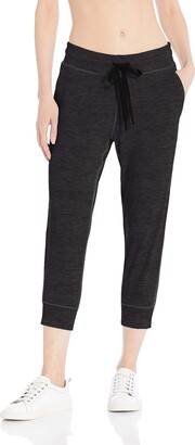 Amazon Essentials Women's Brushed Tech Stretch Crop Jogger Pant