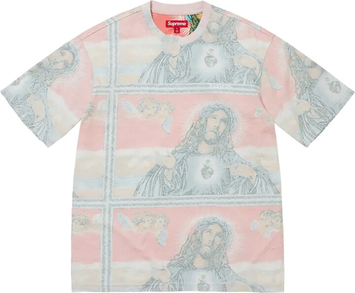 Supreme Jesus short-sleeved T-shirt