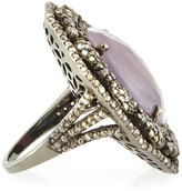 Thumbnail for your product : Bavna Pink Sapphire & Diamond Octagon Ring, Size 7