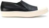 Thumbnail for your product : Rick Owens slip-on leather sneakers
