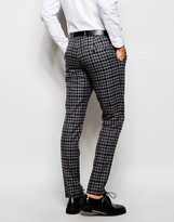 Thumbnail for your product : Selected Exclusive Multi Color Check Pants in Skinny Fit