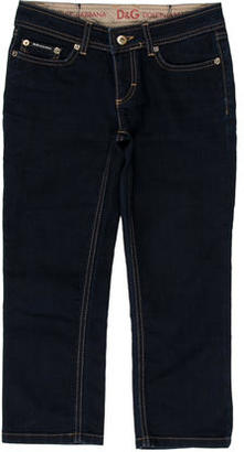 Dolce & Gabbana Cropped Low-Rise Jeans