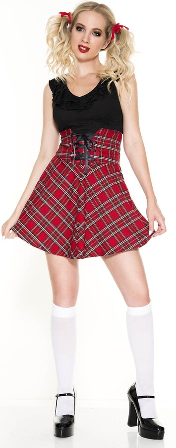 Music Legs Women’s University Student – Style: 71062-BLACK/RED-ML