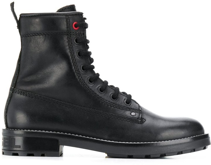Diesel Combat boots ShopStyle