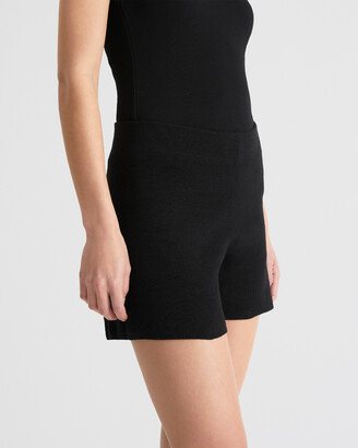 Witchery Women's Black Shorts - Relax Knit Short - Size One Size, XS at The Iconic