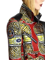 Thumbnail for your product : Bonded Cotton Neoprene & Leather Jacket