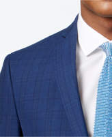 Thumbnail for your product : Bar III Men's Slim-Fit Blue Plaid Jacket, Created for Macy's