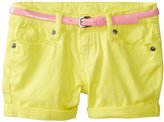 Thumbnail for your product : Request Big Girls' Belted 5-Pocket Shorts