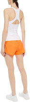 Thumbnail for your product : adidas by Stella McCartney Truepace Mesh-paneled Neon Shell Shorts