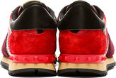 Thumbnail for your product : RED Valentino Valentino Red & Black Camo Sneakers
