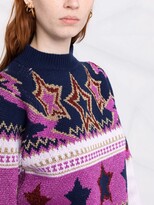 Thumbnail for your product : Paco Rabanne Star-Intarsia Knit Jumper