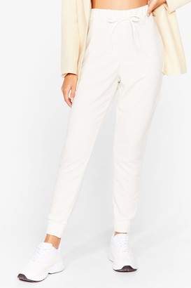 Nasty Gal Womens There Chances Are Slim High-Waisted Joggers