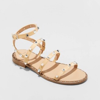 A New Day Women's Astrid Studded Strappy Sandals