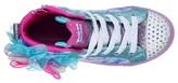 Thumbnail for your product : Skechers Twinkle Toes Shuffle Brights Light-Up High-Top Sneaker - Kids'