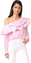 Thumbnail for your product : STYLEKEEPERS Ruffle One Shoulder Top