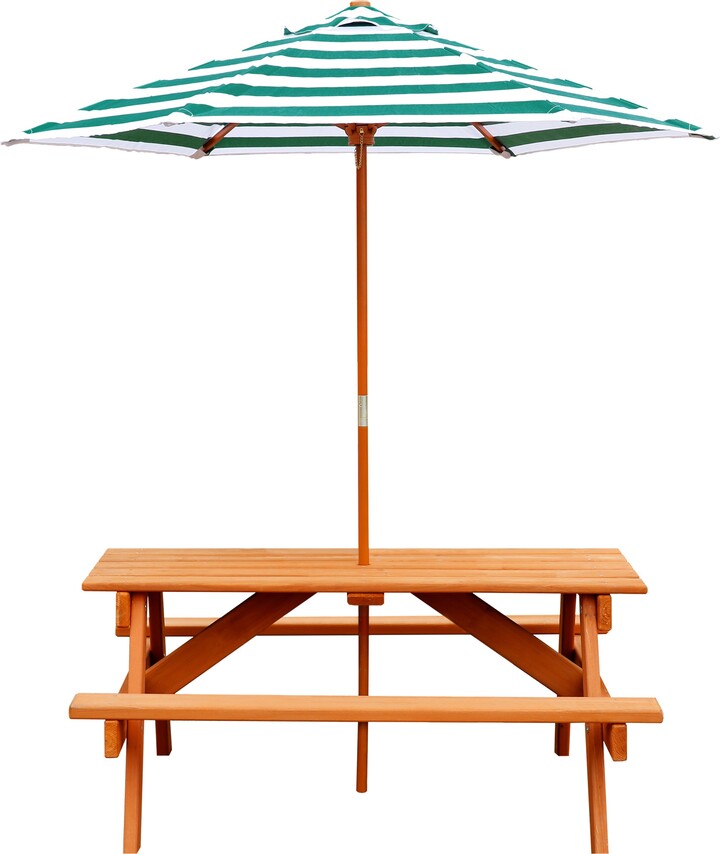 Gorilla Playsets Children's Picnic Table with Umbrella ShopStyle