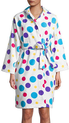 DH Vibe Multicoloured Dot Cotton Robe