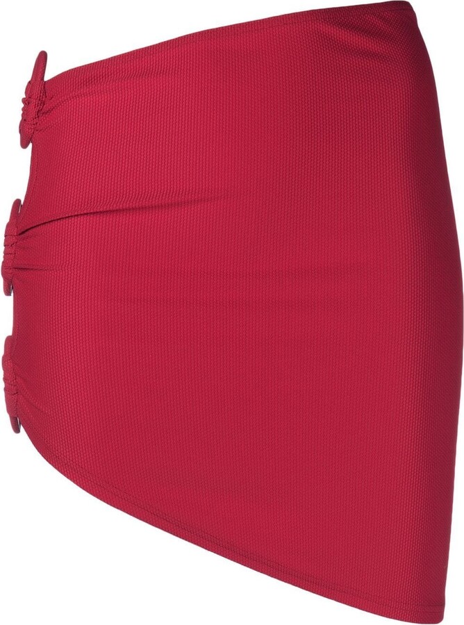 Alexandra Miro Asymmetric Mini Skirt - ShopStyle