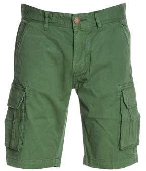 Sun 68 Men's Green Cotton Shorts.