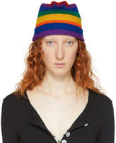 Thumbnail for your product : Marc Jacobs Multicolor Redux Grunge Rainbow Beanie