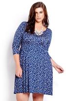 Thumbnail for your product : Addition Elle Ditsy Print Dress