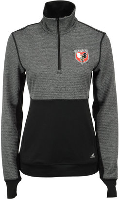adidas Women's DC United Quarter-Zip Climalite Jacket
