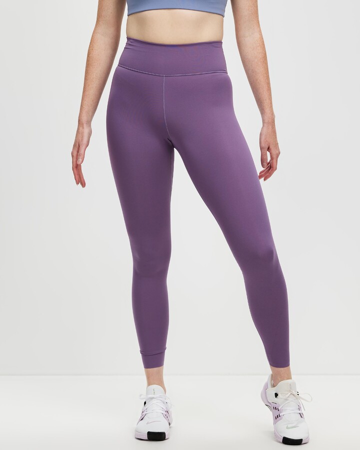 Nike Women's Purple Tights One Luxe MidRise Tights Size XL at The
