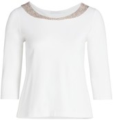 white sequin plus size top