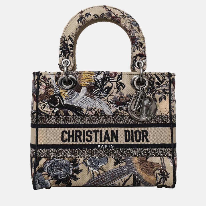 Christian Dior Lady D-Lite Embroidered Tote Bag