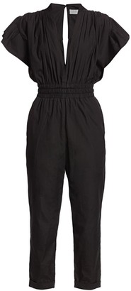 iro v neck jumpsuit