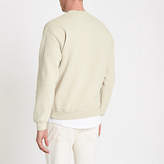 Thumbnail for your product : River Island Stone 'international' crew neck sweatshirt
