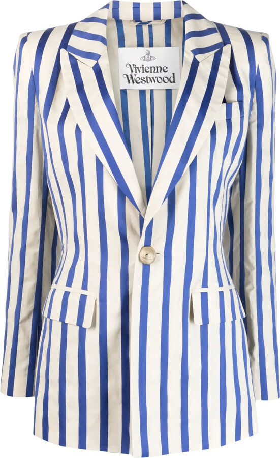 Vivienne Westwood Striped Cotton Blazer